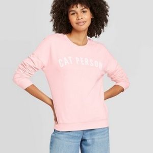 Cat Person Sweatshirt